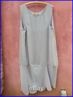 Comme des Garcons AD 1992 90s Vintage Dress sz M Asymmetric hem semisheer slip