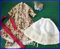 Cotton Morning Gown, Half slip and hat for a 15 French Fashion Doll Huret