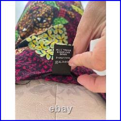 Custo Barcelona Vintage Y2K Slip Dress Size Large Mesh Overlay Magenta Purple