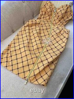 Custom Made To Order Vintage Plaid Sweetheart Neck Slip Dress Plus 1X-10X L674