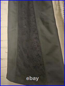 D&G Dolce & Gabanna Vintage BLACK LACE SLIP DRESS/ SIZE 40 (US 4) EUC