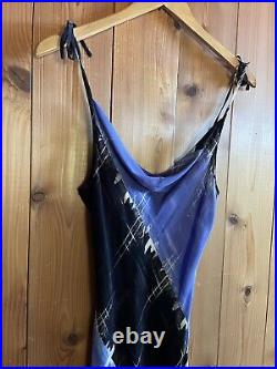 Diane Von Furstenberg DVF Vintage Silk Slip Dress Y2K Medium M 8
