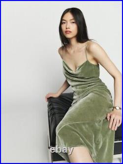 Doen Vintage Velvet Slip Dress Size MIDI Dress For Women
