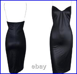 Dolce & Gabbana VINTAGE BELLUCCI Bodycon Chain Strap Slip Dress, 1990s US2-US4