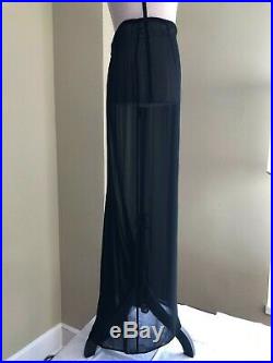Dolce and Gabbana Vintage Evening Sheer Maxi Skirt and Mini Slip Dress