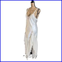 Dress Neiman Marcus x Jonquil by Diane Samandi Vintag Satiny Lace Slip Dress