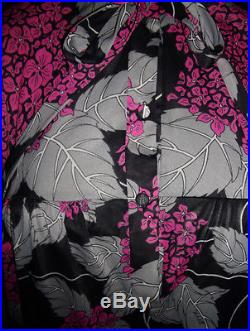 Emilio Pucci For Formfit Rogers Epfr Vtg Floral Print Full Length Slip Dress 6-8