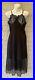 EVIVVA EYE-FUL VTG 1950s Nylon Slip Dress Embroidery Sheer Nightgown 36 Floral