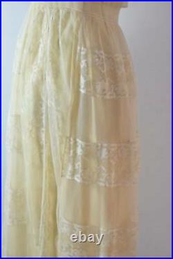Edwardian lace wedding dress with under slip vintage bride registry