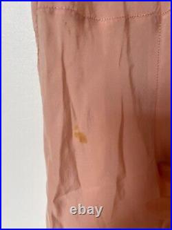 Edwardian vintage silk slip, size S