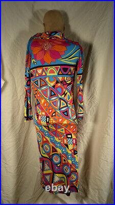 Emilio Pucci Dress / with Belt / Pure Silk / Saks Fifth Ave /Vintage