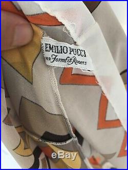 Emilio Pucci Formfit Rogers Vintage Slip Dress