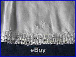 FELTMAN BROS Christening Dress, Vintage, Hand Emb, with Slip, New, Original Tags
