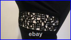 Fendi Zucca Vintage Slip Dress Black Small Fendi Logo