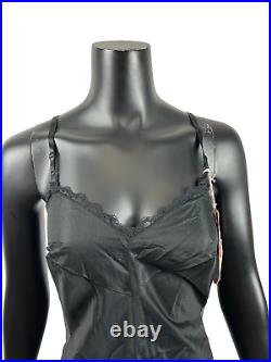 Formfit Rogers Emilio Pucci 1960s Lace Black Slip T'Affaire Womens 38 16/18