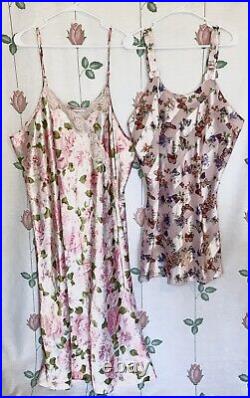 GORGEOUS VINTAGE MIXED-ERA 60s-90s VOLUP NYLON SLIP DRESSES 22 PC LINGERIE LOT