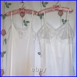 GORGEOUS VINTAGE VOLUP Mixed Era 60s-70s NWT/UNFLAWED Nylon Slip Lingerie Lot