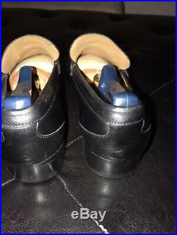 GUCCI Shoes 256345 SZ Italian 9.5 /US 11.5 Black Horsebit Loafers Shoes Slip On