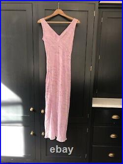 Georgina von Etzdorf 100% Silk Slip Dress Vintage