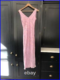 Georgina von Etzdorf 100% Silk Slip Dress Vintage