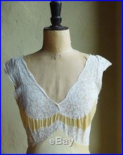 Gorgeous Light YellowithGold Vintage Slip Dress, 8-10 UK, US 0-2, EU 38