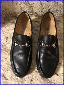 Gucci Vintage Horse Bit Driving Loafers Slip On Shoes Men Sz 43 M Italy 10 Us