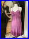 Hand Dyed Slip Dress 1950 Vintage Slip Dress Hand Dyed Purple