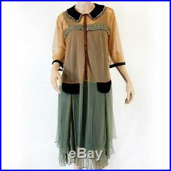 Hopeless Romantic Nataya Plus Vintage Collared Bead Gown Dress Slip Set 3X