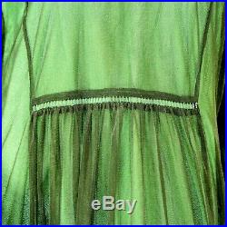 Hopeless Romantic by Nataya Plus Vintage Green Party Gown Dress Slip Set 3X
