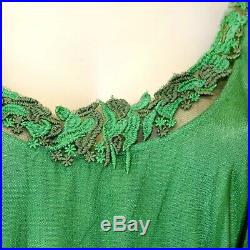 Hopeless Romantic by Nataya Plus Vintage Green Party Gown Dress Slip Set 3X