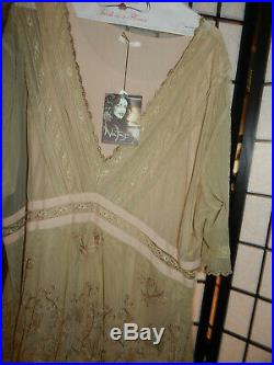 Hopeless Romantic by Nataya Vintage BEIGE Party Gown Dress Slip