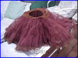 Huge Vintage Old 1950's Puffy Crinoline Dance Prom Dress Hop Skirt Petticoat