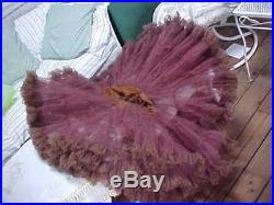 Huge Vintage Old 1950's Puffy Crinoline Dance Prom Dress Hop Skirt Petticoat