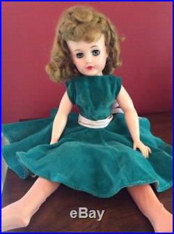 Ideal Miss Revlon Doll With Velveteen Dress Slip Hose Vintage 1950s Original Owner