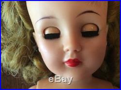 Ideal Miss Revlon Doll With Velveteen Dress Slip Hose Vintage 1950s Original Owner
