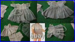 Ideal Penny Doll Dress, Slip, Panty, Black Shoes No Doll Included