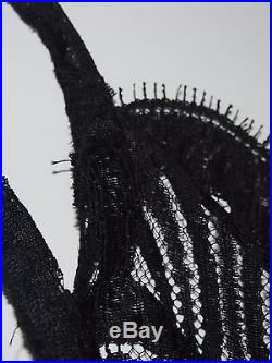 JEAN PAUL GAULTIER S/S 1997 Eiffel Tower Lace Slip SIZE 44 IT Vintage 90s Paris