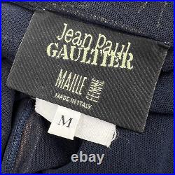 JEAN PAUL GAULTIER Vintage 2001/02 Sailor Graffiti Collection Print Mesh Dress M