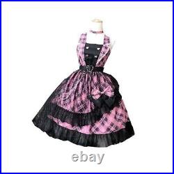 Japanese Women Gothic Lolita Jsk Dress Vintage Victorian Bow Princess Slip Dress