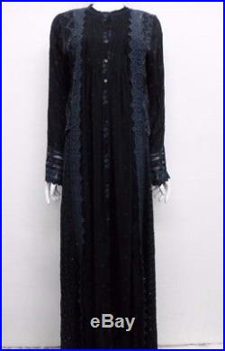 Johnny Was Vintage Prairie Button Front Maxi Dress with Slip S JW51090917