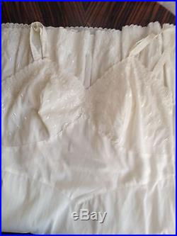 Komar Vintage Ivory 2 Tiered Lingerie/Slip or Wear it as Summer Dress Size L