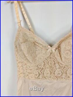 LOT Vtg 30 Full Half Dress Slips Cami Sheer Silk Rayon Nylon Cotton Acetate Lace