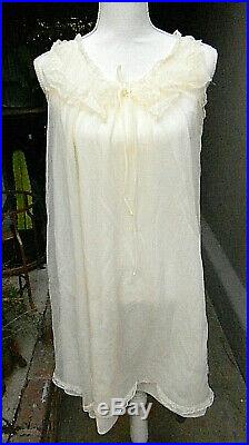 LOT of Vintage full Slips Nightgowns 10 pieces Aristocraft 60s 70s sleep dresses