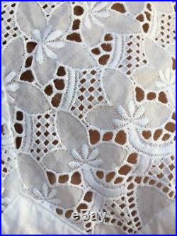Lace Broderie Anglais Vintage 50s 60s Dress Slip Trench Coat Leopard Rain