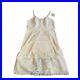 Lace Vanity Fair Ivory Nylon Tricot Half Length Slip Dress 36 ORIGINAL TAG VTG