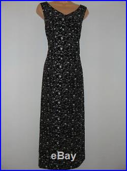 Laura Ashley Vintage Spring/ Summer 97 Long Slip On, Georgette Dress, Size 14 UK