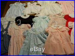 Lot of 54 VTG 40 50 80 dress's slips bonnets Martha's miniatures LAST CHANCE