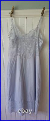 Lot of 6 Vintage Women's Lingerie Full Slip Dresses Nightie Nightgown Lace Silky