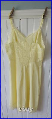 Lot of 6 Vintage Women's Lingerie Full Slip Dresses Nightie Nightgown Lace Silky