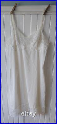 Lot of 6 Vintage Women's Lingerie Full Slip Dresses Nightie Nightgown Lace Silky